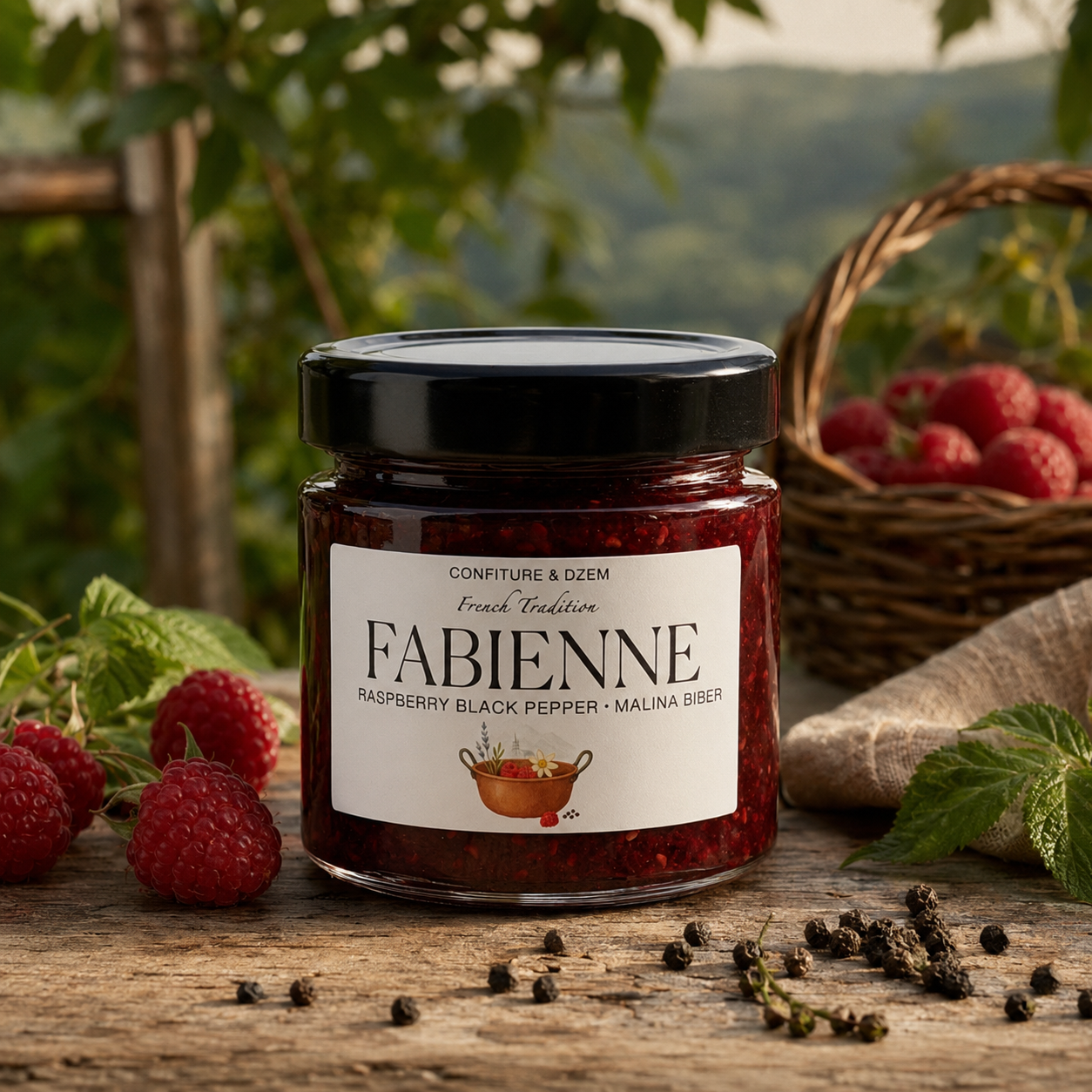 Fabienne - Raspberries Black Pepper / Malina Biber